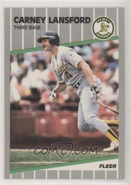 1989 Fleer - [Base] #16 - Carney Lansford