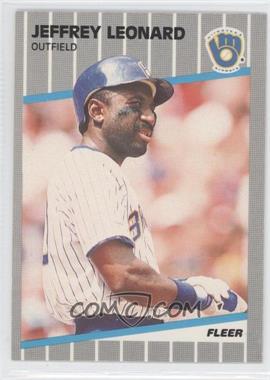 1989 Fleer - [Base] #190 - Jeffrey Leonard