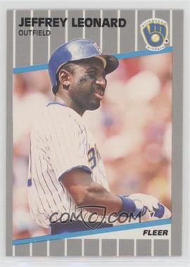 1989 Fleer - [Base] #190 - Jeffrey Leonard