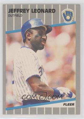 1989 Fleer - [Base] #190 - Jeffrey Leonard