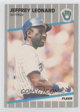 1989 Fleer - [Base] #190 - Jeffrey Leonard