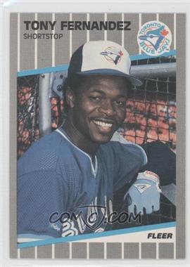 1989 Fleer - [Base] #231 - Tony Fernandez