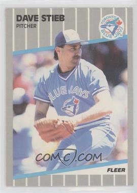 1989 Fleer - [Base] #244 - Dave Stieb [EX to NM]