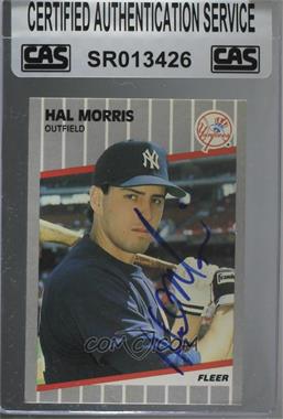 1989 Fleer - [Base] #260 - Hal Morris [CAS Certified Sealed]