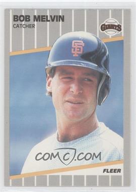 1989 Fleer - [Base] #335 - Bob Melvin