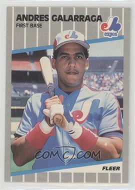 1989 Fleer - [Base] #376 - Andres Galarraga