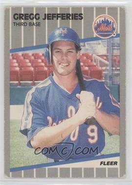 1989 Fleer - [Base] #38 - Gregg Jefferies [EX to NM]