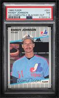 Randy Johnson (Completely Blacked Out Billboard) [PSA 7 NM]