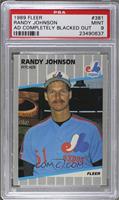 Randy Johnson (Completely Blacked Out Billboard) [PSA 9 MINT]