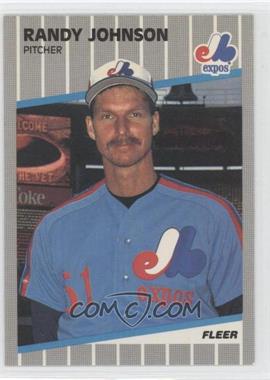 1989 Fleer - [Base] #381.2 - Randy Johnson (Marlboro Billboard Red Tint)