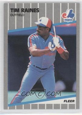 1989 Fleer - [Base] #391 - Tim Raines