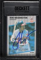 Ron Washington [BAS Seal of Authenticity]