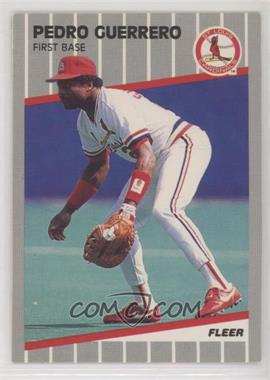 1989 Fleer - [Base] #451 - Pedro Guerrero