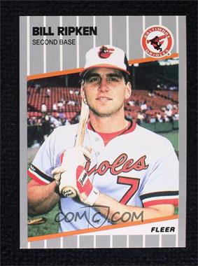 1989 Fleer - [Base] #616.1 - Billy Ripken (FF on Bat Knob)