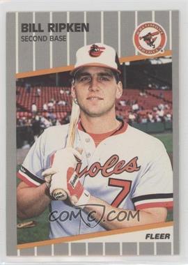 1989 Fleer - [Base] #616.1 - Billy Ripken (FF on Bat Knob)