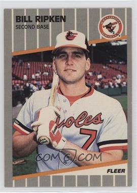 1989 Fleer - [Base] #616.1 - Billy Ripken (FF on Bat Knob)