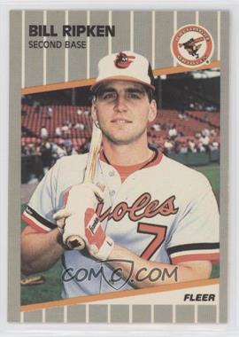 1989 Fleer - [Base] #616.4 - Billy Ripken (Black Scribble on Bat Knob)