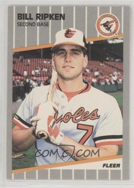 1989 Fleer - [Base] #616.4 - Billy Ripken (Black Scribble on Bat Knob)