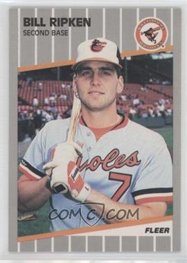 1989 Fleer - [Base] #616.5 - Billy Ripken (Black Box on Bat Knob)