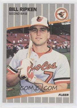 1989 Fleer - [Base] #616.5 - Billy Ripken (Black Box on Bat Knob)