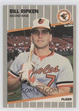 1989 Fleer - [Base] #616.5 - Billy Ripken (Black Box on Bat Knob)