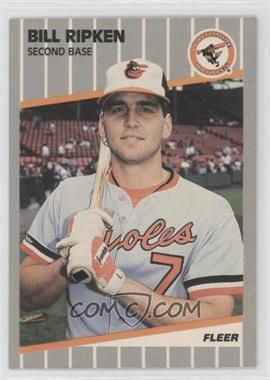 1989 Fleer - [Base] #616.5 - Billy Ripken (Black Box on Bat Knob) [EX to NM]