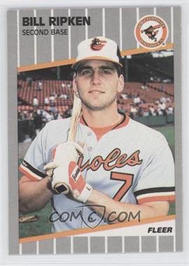 1989 Fleer - [Base] #616.5 - Billy Ripken (Black Box on Bat Knob)