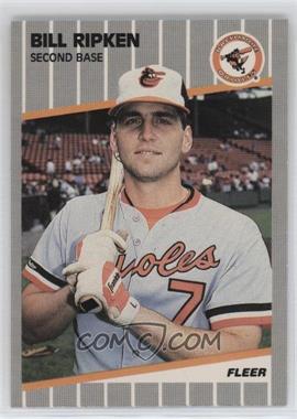 1989 Fleer - [Base] #616.5 - Billy Ripken (Black Box on Bat Knob)