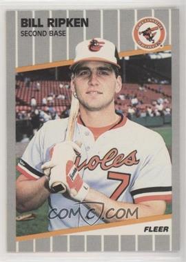 1989 Fleer - [Base] #616.5 - Billy Ripken (Black Box on Bat Knob)