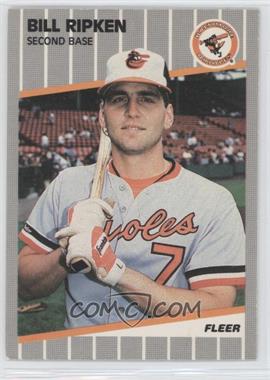 1989 Fleer - [Base] #616.5 - Billy Ripken (Black Box on Bat Knob)