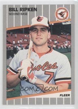 1989 Fleer - [Base] #616.5 - Billy Ripken (Black Box on Bat Knob)