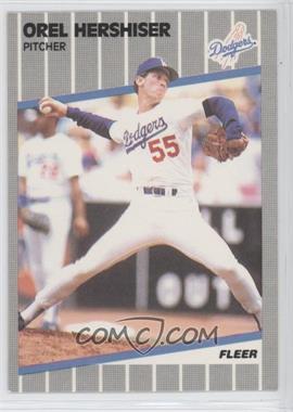 1989 Fleer - [Base] #62 - Orel Hershiser