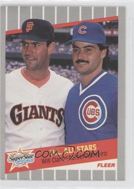 1989 Fleer - [Base] #631 - Super Star Specials - Will Clark, Rafael Palmeiro