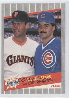 1989 Fleer - [Base] #631 - Super Star Specials - Will Clark, Rafael Palmeiro