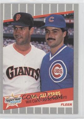 1989 Fleer - [Base] #631 - Super Star Specials - Will Clark, Rafael Palmeiro