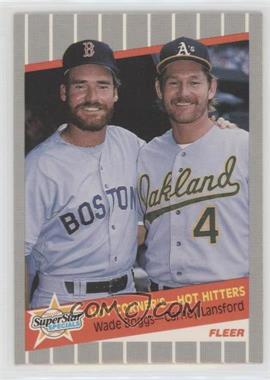 1989 Fleer - [Base] #633 - Super Star Specials - Wade Boggs, Carney Lansford