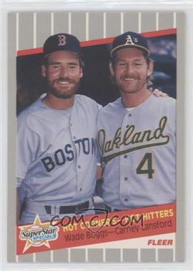 1989 Fleer - [Base] #633 - Super Star Specials - Wade Boggs, Carney Lansford