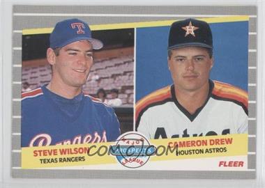 1989 Fleer - [Base] #640 - Major League Prospects - Steve Wilson, Cameron Drew