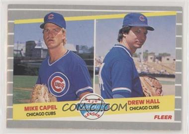 1989 Fleer - [Base] #643 - Major League Prospects - Mike Capel, Drew Hall