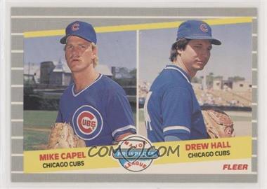 1989 Fleer - [Base] #643 - Major League Prospects - Mike Capel, Drew Hall