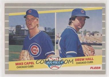 1989 Fleer - [Base] #643 - Major League Prospects - Mike Capel, Drew Hall