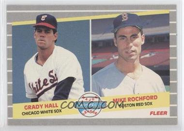 1989 Fleer - [Base] #650 - Major League Prospects - Grady Hall, Mike Rochford