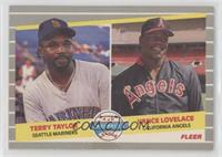 Major League Prospects - Terry Taylor, Vance Lovelace [EX to NM]