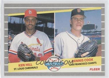 1989 Fleer - [Base] #652 - Major League Prospects -  Ken Hill, Dennis Cook