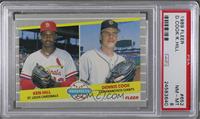 Major League Prospects -  Ken Hill, Dennis Cook [PSA 8 NM‑MT]