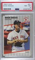 Wade Boggs (Black Mark on Back Next to Throws Right) [PSA 8 NM‑…