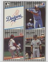 Los Angeles Dodgers Team, Andres Galarraga, Danny Jackson, Will Clark [EX …