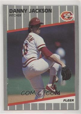 1989 Fleer - Box Bottoms - Gray Back #C-15 - Danny Jackson [Good to VG‑EX]