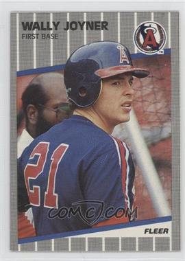 1989 Fleer - Box Bottoms - Gray Back #C-16 - Wally Joyner