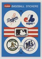 Los Angeles Dodgers Team, Montreal Expos Team, Oakland Athletics Team, Seattle …